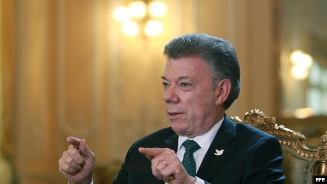 El presidente de Colombia, Juan Manuel Santos.