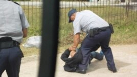 Arresto de opositores en Sagua La Grande ( Luis E Santos)