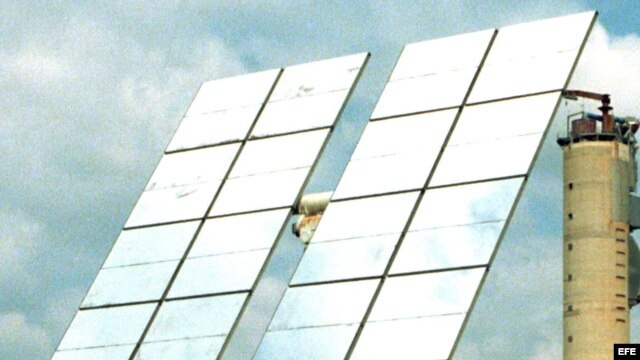 Paneles de energía solar. Archivo.