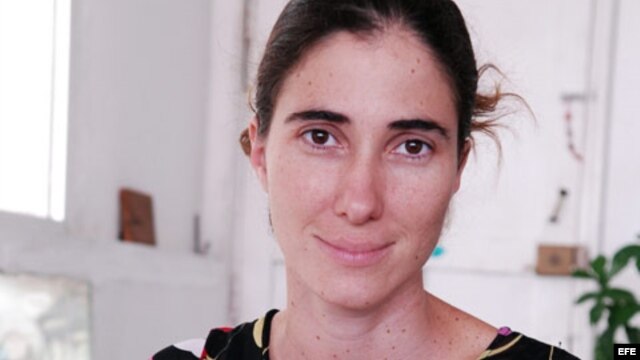 La bloguera cubana Yoani Sánchez.