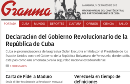 La Habana respondió con una declaración del Gobierno a las sanciones de EEUU contra funcionarios venezolanos.