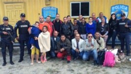 Grupo de cubanos retenidos el 11 de noviembre en Honduras