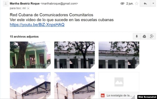 Reporta Cuba envían sms y email a reportacuba@gmail.com