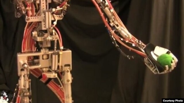 Robot de Disney que lanza pelotas