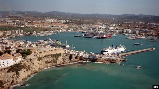 Vista de Ibiza.