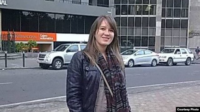 Yanelys Mursulí Jaime en Ecuador/ Foto tomada de su página de Facebook.