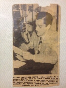 Foto de archivo Cortesía de Rafael Martínez Sixto (hijo)