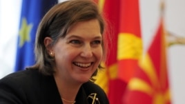 Vocera del departamento de Estado de EE. UU., Victoria Nuland
