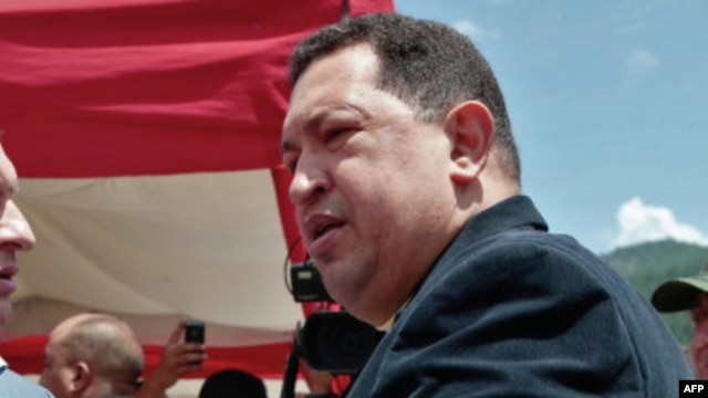 El presidente socialista Hugo Chávez.