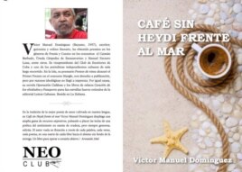 Portada del libro Café sin Heydi frente al mar, de Víctor Domínguez.