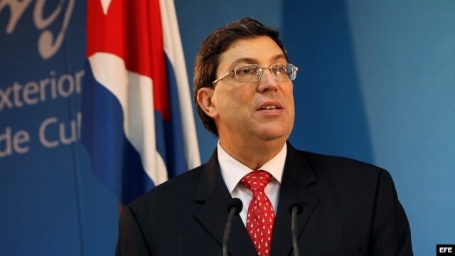 El canciller cubano, Bruno Rodríguez.