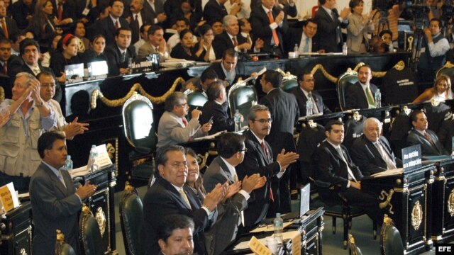 Miembros del Congreso mexicano. 