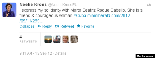 Twitter de Neelies Kroes