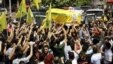 Manifestaciones en la ciudad de Sidón, al sur del Líbano