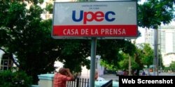 La sede de la Unión de Periodistas de Cuba, en La Habana. (Tomada del blog de Fernando Ravsberg)