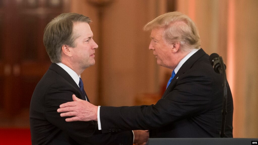 Trump nomina a Kavanaugh como nuevo juez del Tribunal Supremo de EE.UU.