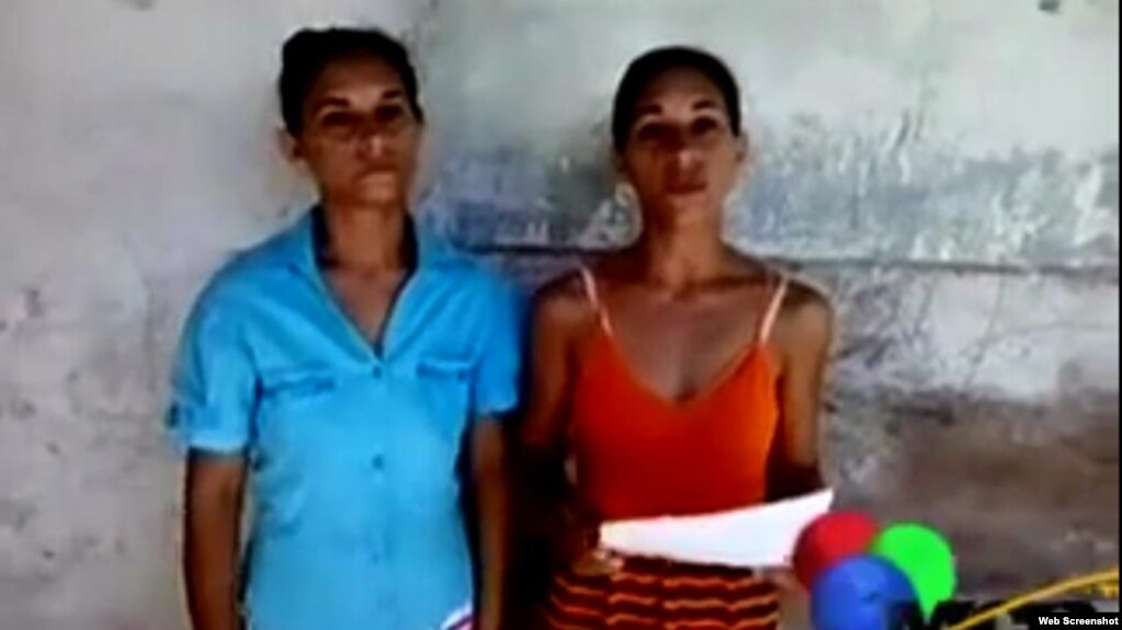 Las gemelas Anairis y Adairis Miranda Leyva.