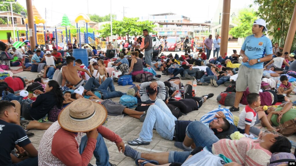 Desde Tapachula arrancÃ³ la caravana el 25 de marzo con alrededor de 1.200 migrantes 