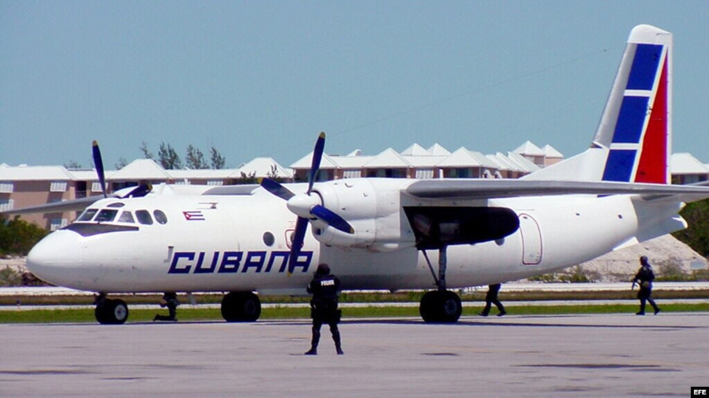 Aeronave de Cubana de AviaciÃ³n. 