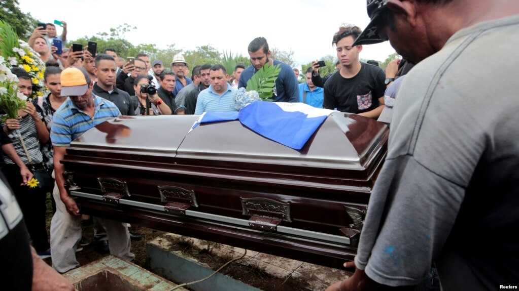 Funeral de Denis Madriz Obando.