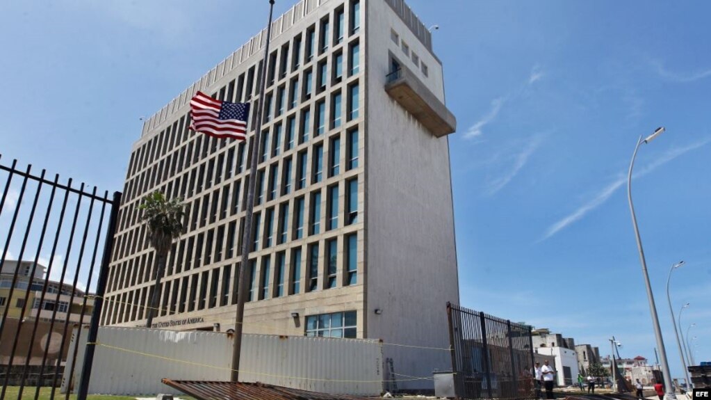 Embajada de EEUU en La Habana, Cuba.