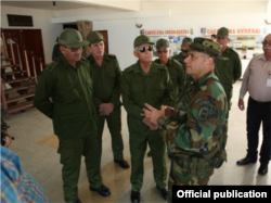 Cuban Army officers in Venezuela