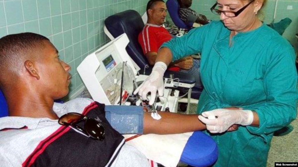 Cuba, donante de sangre