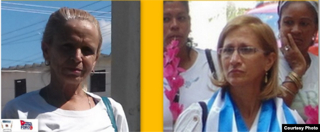 Arrestos arbitrarios a Damas de Blanco Lourdes Esquivel y María C Labrada