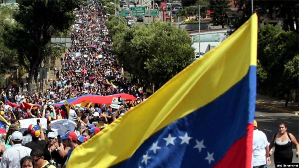 Marchas opositores Venezuela