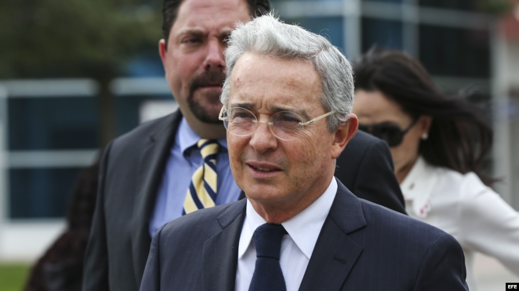 El expresidente colombiano Alvaro Uribe.