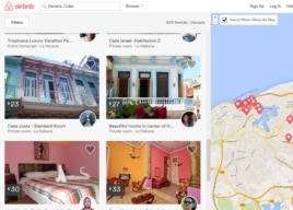 Algunas de las casas particulares para alquilar en La Habana que oferta la web de Airbnb