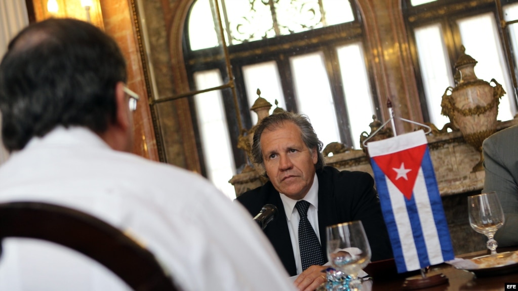 Almagro estuvo en Cuba cuando era canciller de Uruguay. Foto tomada el 18 de febrero de 2013, en La Habana (Cuba).