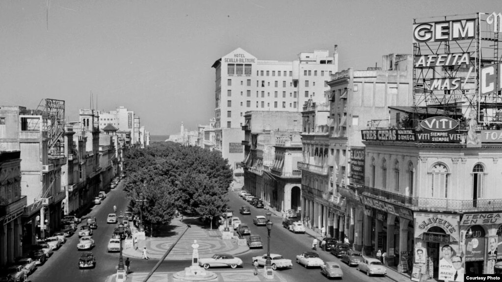 Imagen de La Habana republicana en la década de 1950 (Cortesía Redes Sociales).