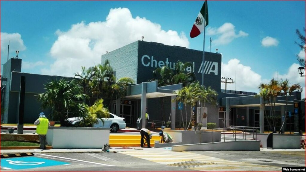 Los cubanos fueron trasladados desde el Aeropuerto Internacional de Chetumal, en Quintana Roo.