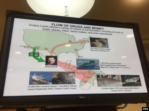 Evidencias presentadas por la fiscalía en New York para la audiencia a El Chapo